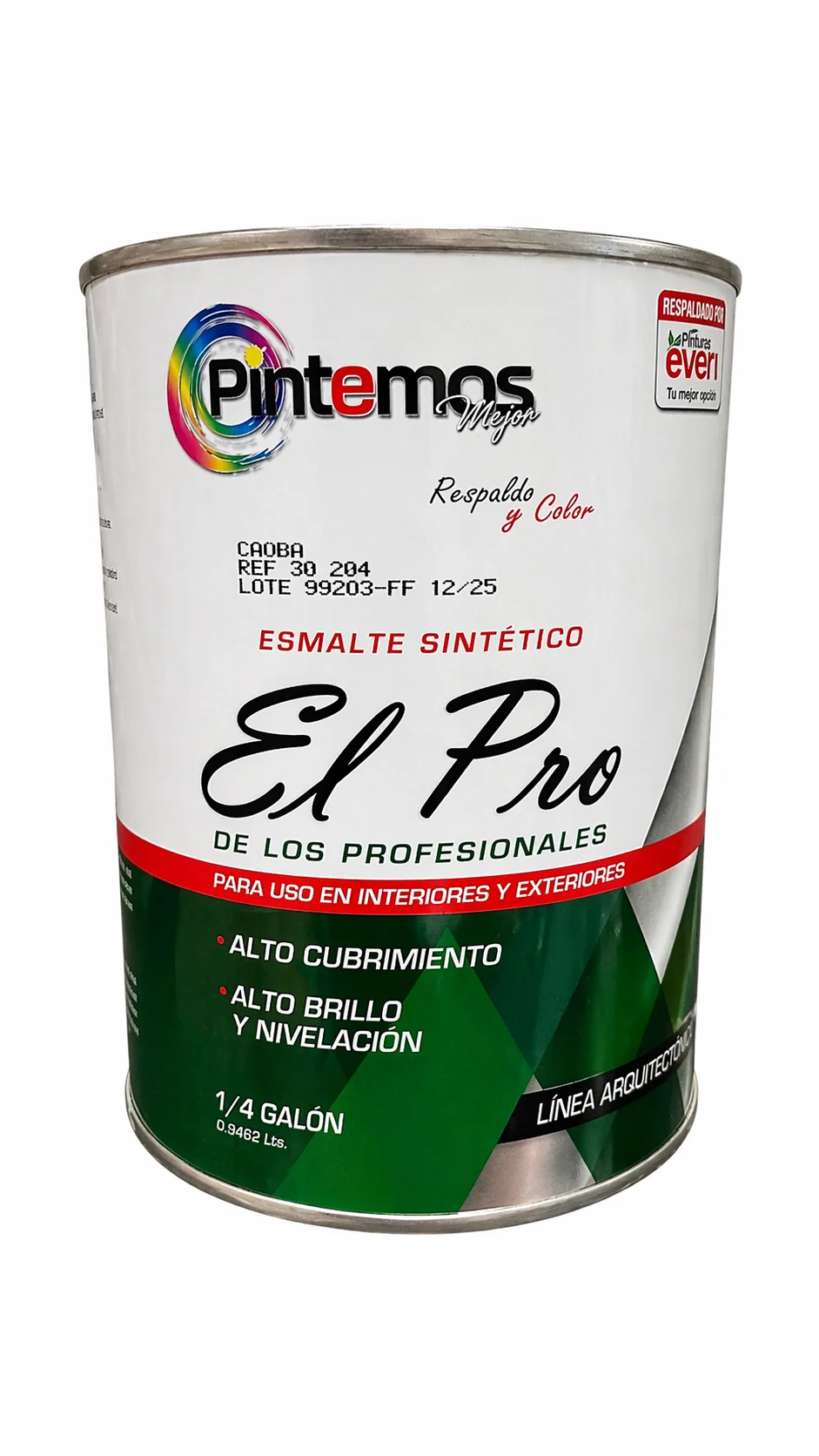 Esmalte caoba 1/4